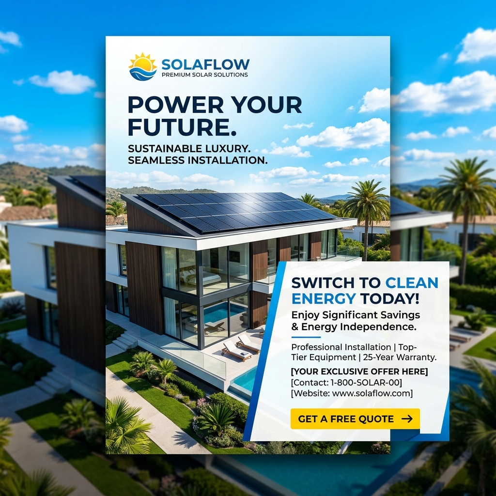 Local Service Agency Solar Promotion Banner